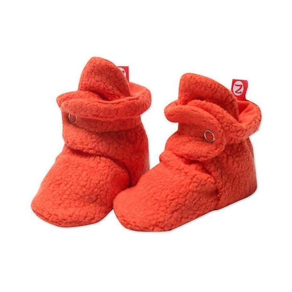 Zutano Baby Booties <br>Mandarin Orange